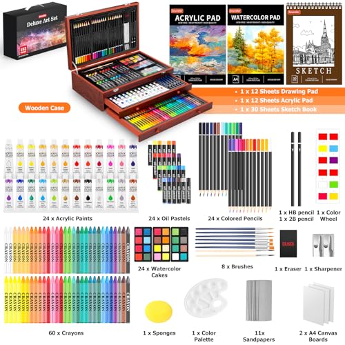 Save 20% on Soucolor 192-Piece Deluxe Art Set - Image 3