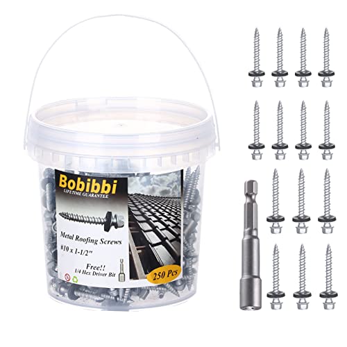 50% Off Bobibbi Metal Roofing Screws 250Pcs - Image 2