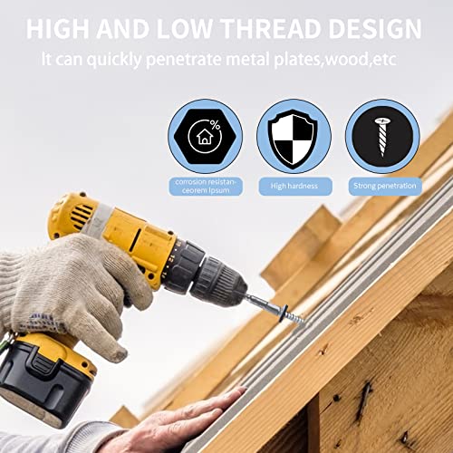 50% Off Bobibbi Metal Roofing Screws 250Pcs - Image 5