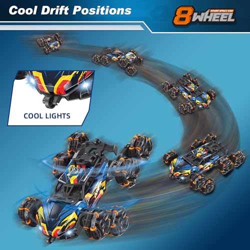 50% Off NEXBOX 8-Wheel Stunt RC Car for Kids Ages 6-14 - Image 5