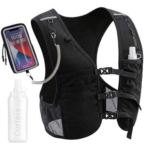 50% Off Running Vest with Phone Holder & Water Bottle - Image 2