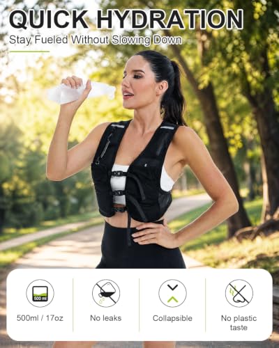 50% Off Running Vest with Phone Holder & Water Bottle - Image 4