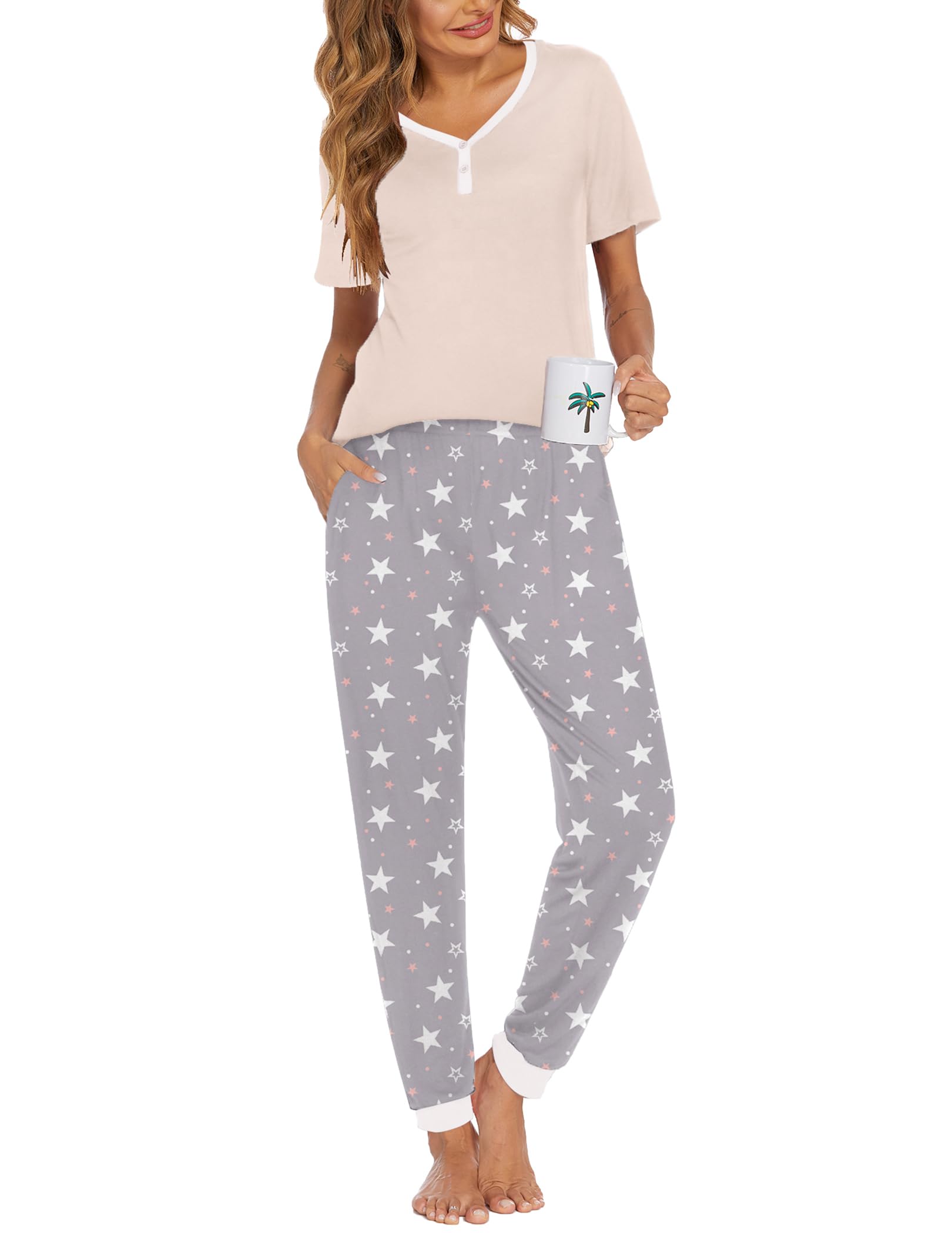 25% Off Ekouaer Women's Pajama Set with Code 2678WGKJ - Image 1