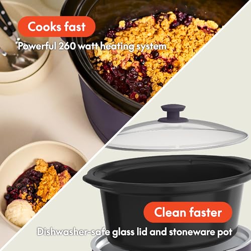 40% Off Bella 6 Qt Programmable Slow Cooker - Plum - Image 5