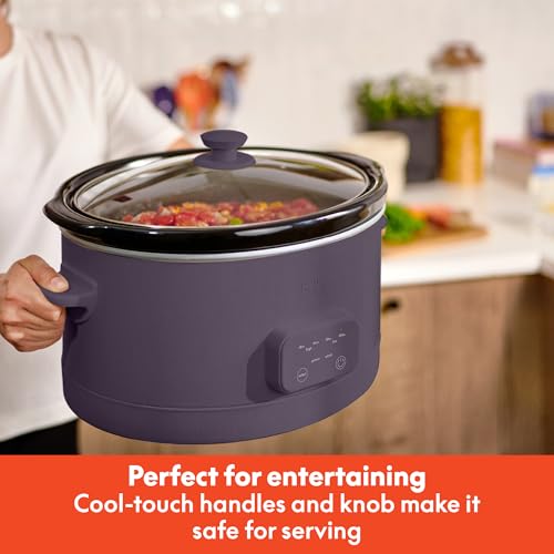 40% Off Bella 6 Qt Programmable Slow Cooker - Plum - Image 7