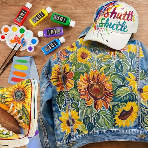 10% Off Shuttle Art 18-Color Fabric Paint Set - Image 7
