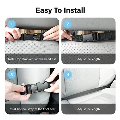 2-Pack Car Seat Organizer With Tablet Holder & Kick Mats - Image 6