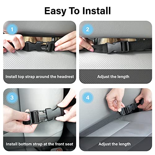 2-Pack Car Seat Organizer With Tablet Holder & Kick Mats - Image 7