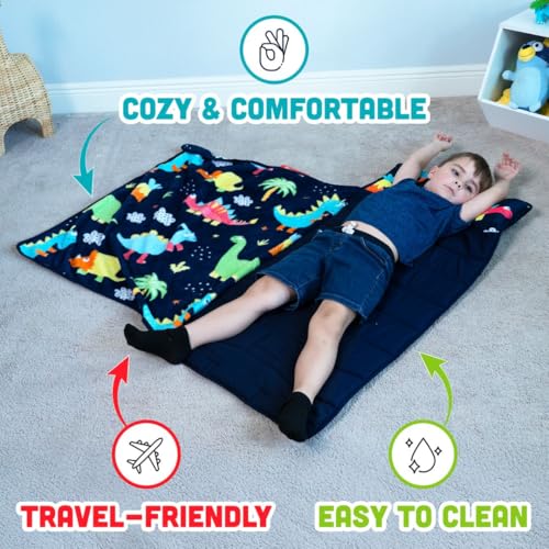 50% Off Dinosaur Toddler Nap Mat – Cozy & Portable - Image 3