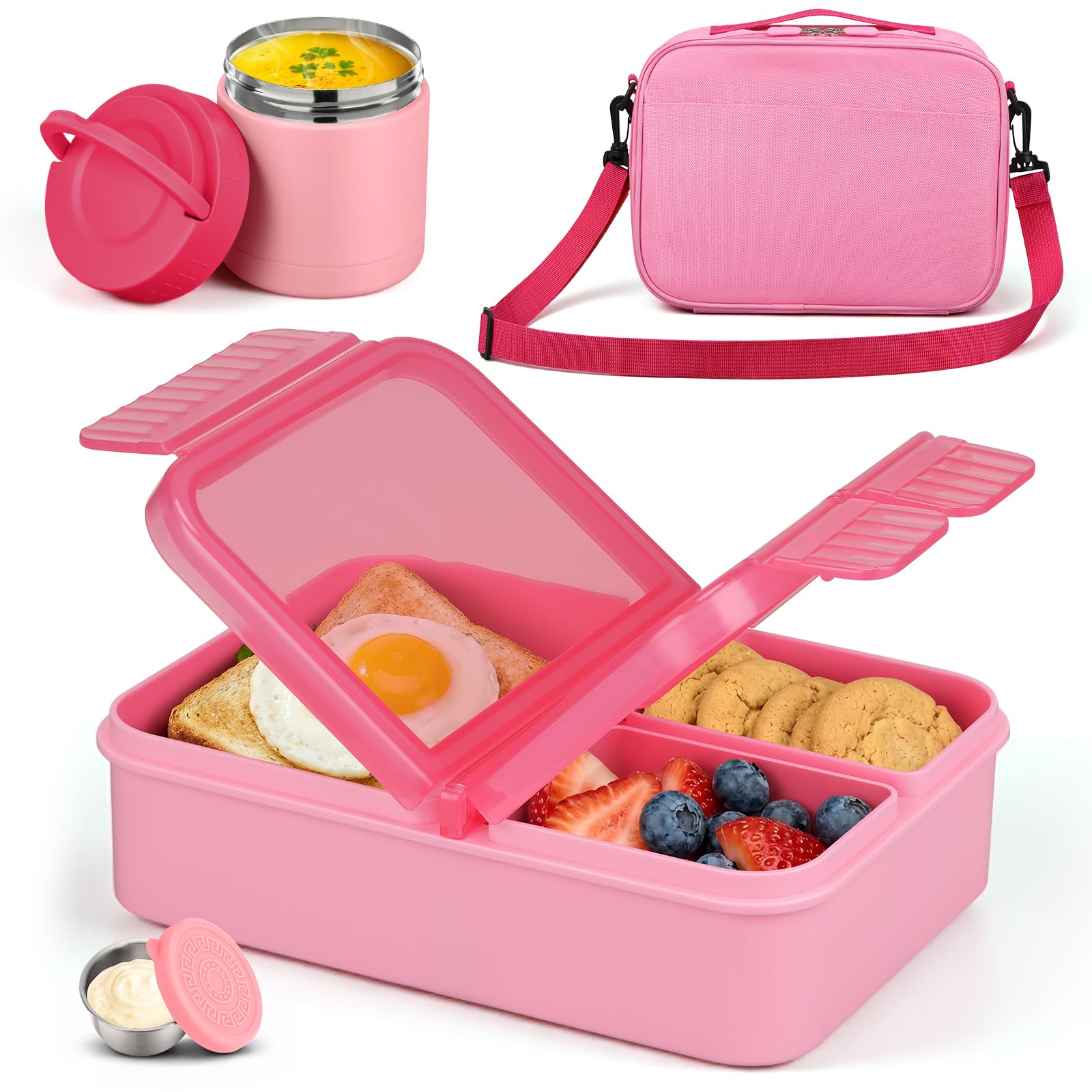 Bento Box with Thermos – Great Deal for Kids & Adults - Image 1