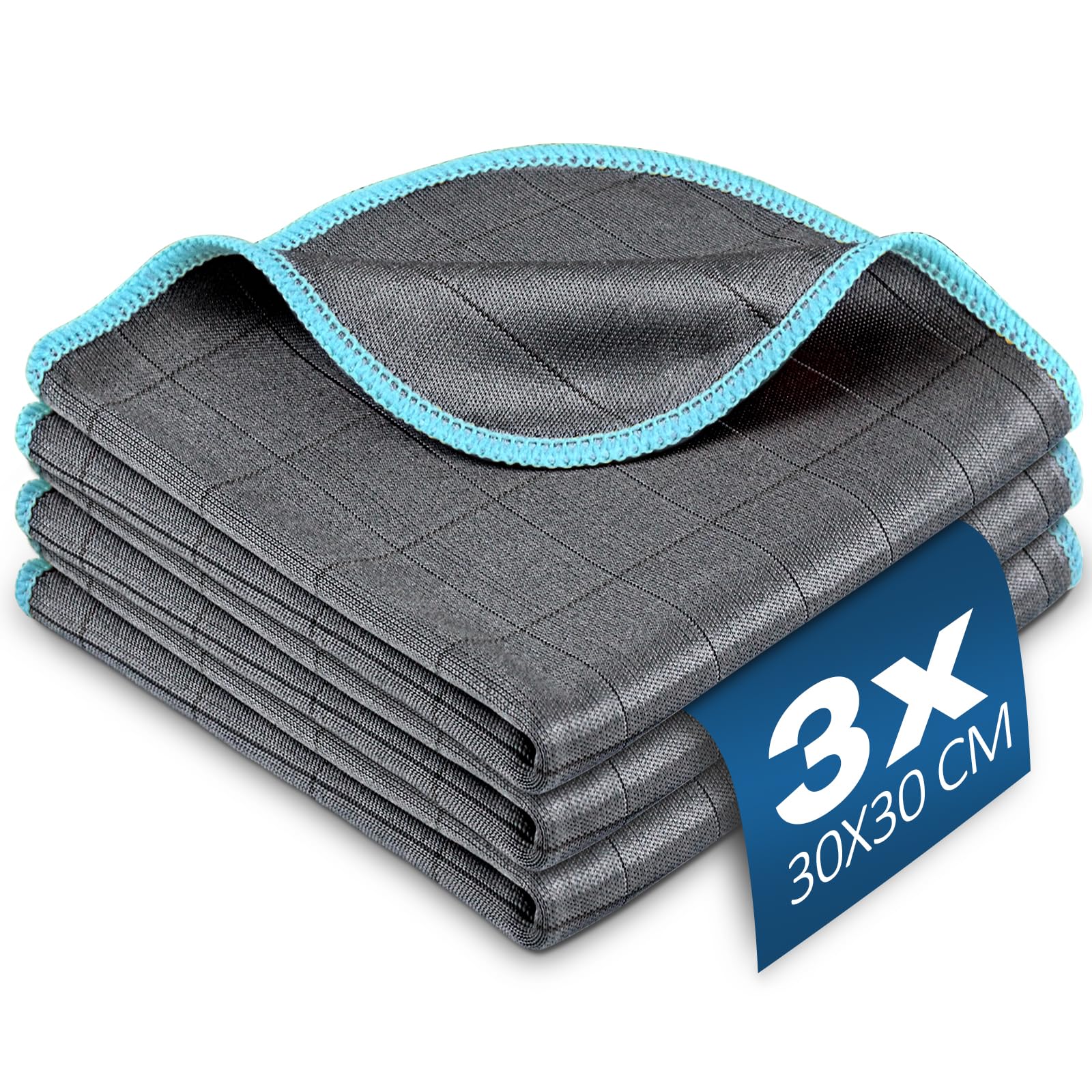 50% Off Airlab Microfiber Towels for Car Glass Cleaning Pack of 3 - Image 1