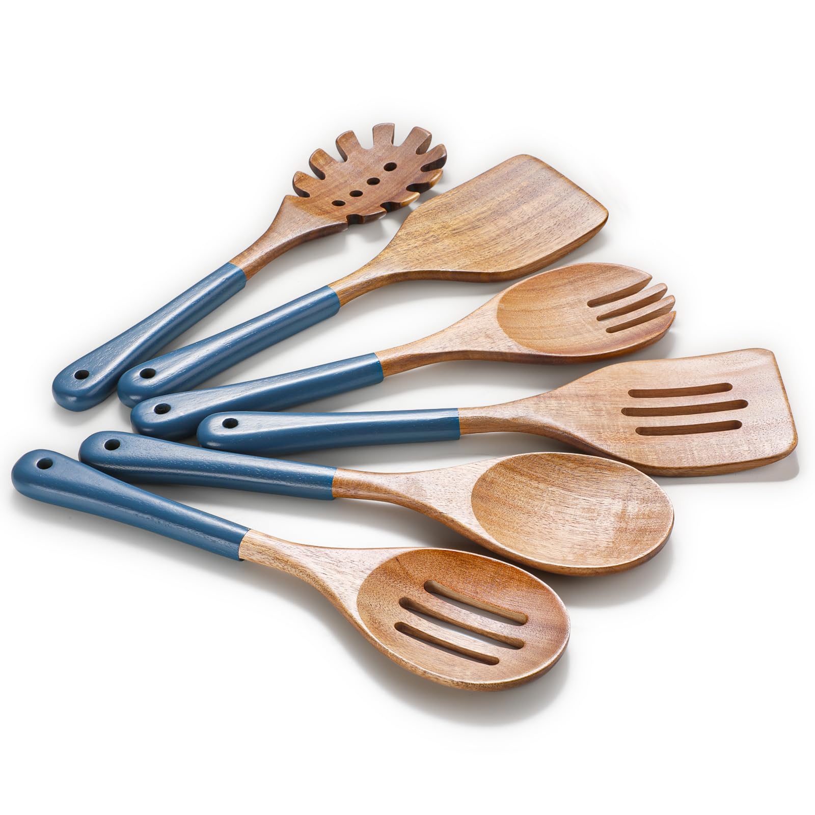 Save 49% on 6-Piece Acacia Wood Utensil Set for Kitchen - Image 1