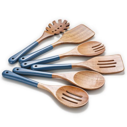 Save 49% on 6-Piece Acacia Wood Utensil Set for Kitchen - Image 2