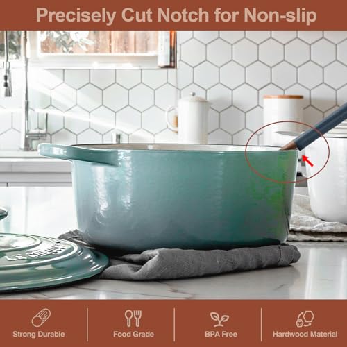 Save 49% on 6-Piece Acacia Wood Utensil Set for Kitchen - Image 3