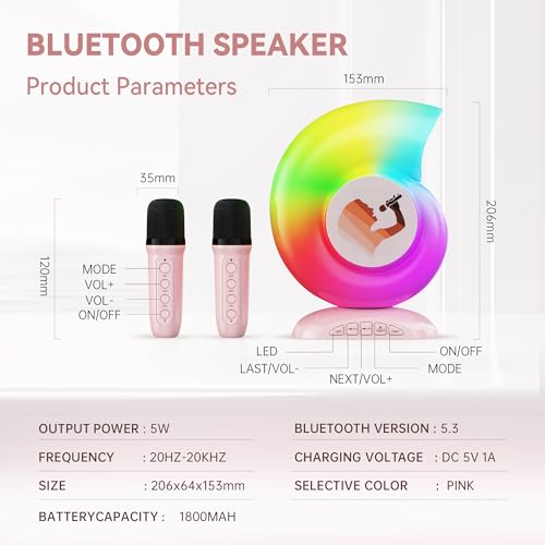 Price Drop: Adamantite Karaoke Machine for Kids & Adults - Image 3