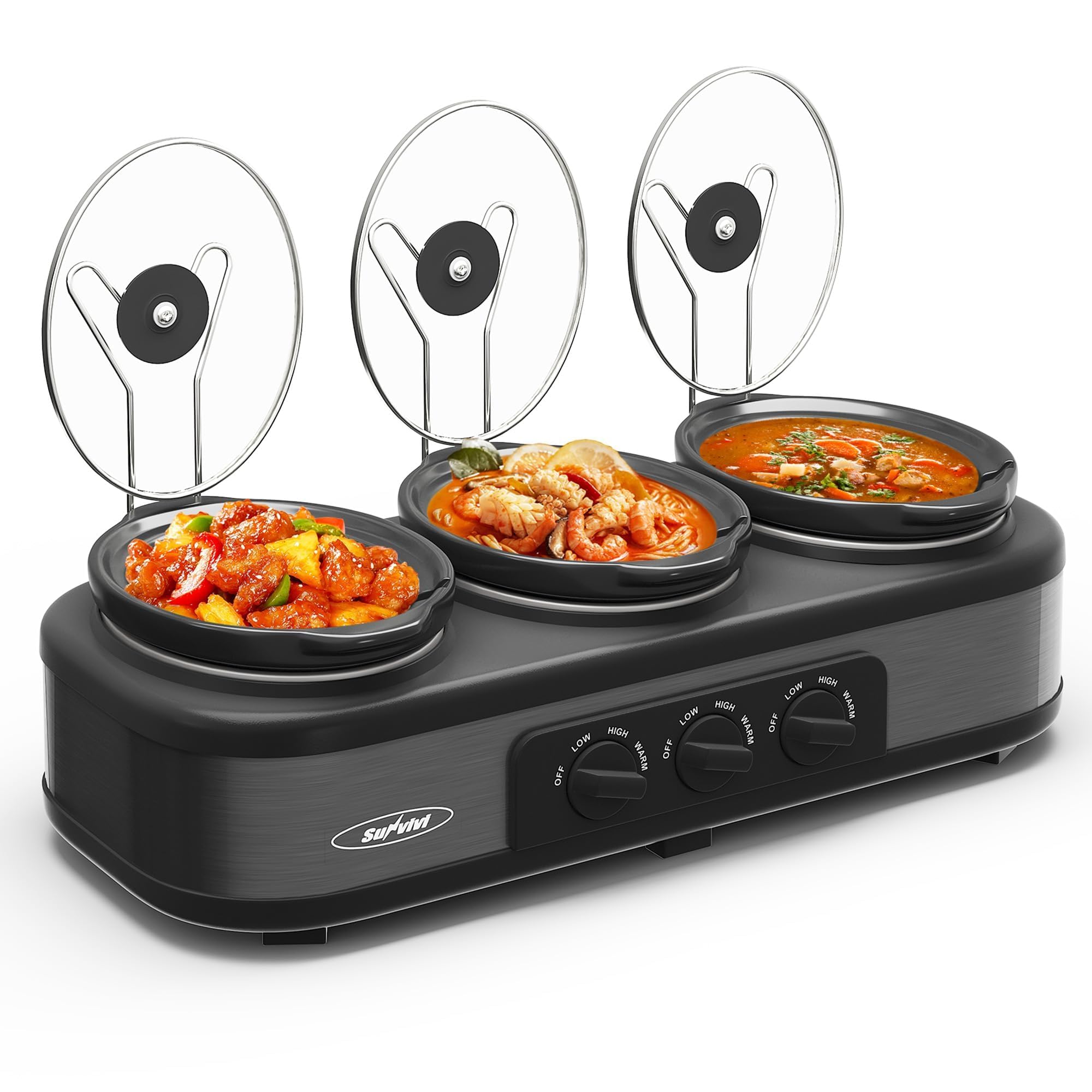 Save 45% on Sunvivi Triple Slow Cooker Buffet Set - Image 1