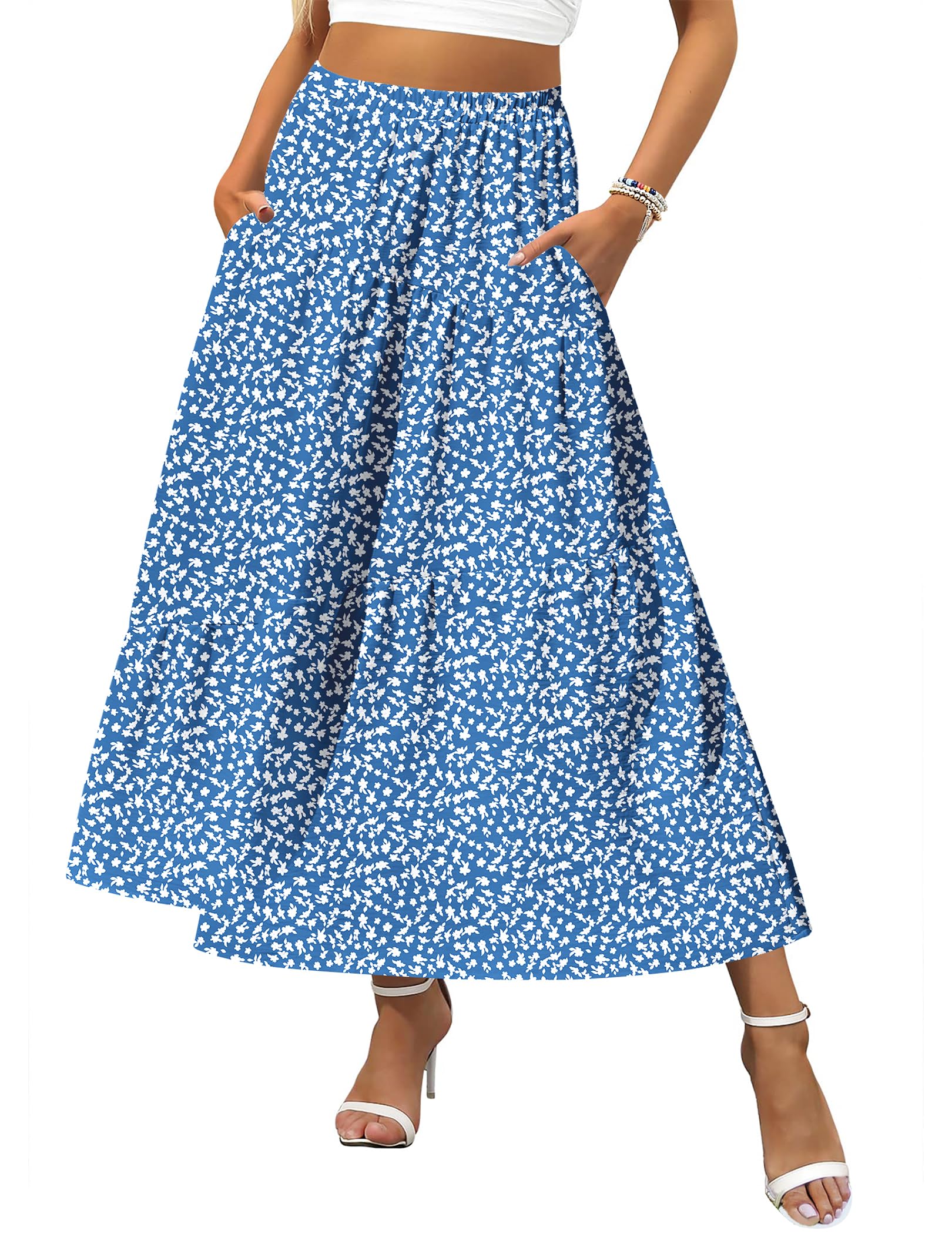 75% Off Zeagoo Boho Midi Skirt Dress with Pockets - Image 1