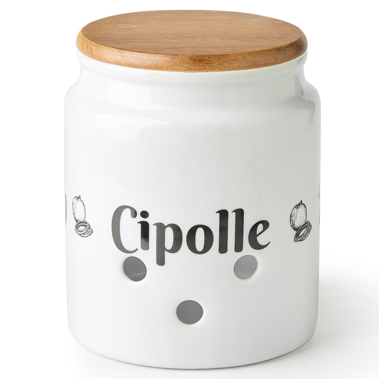 50% Off Large Ceramic Garlic Keeper for Kitchen - Image 1