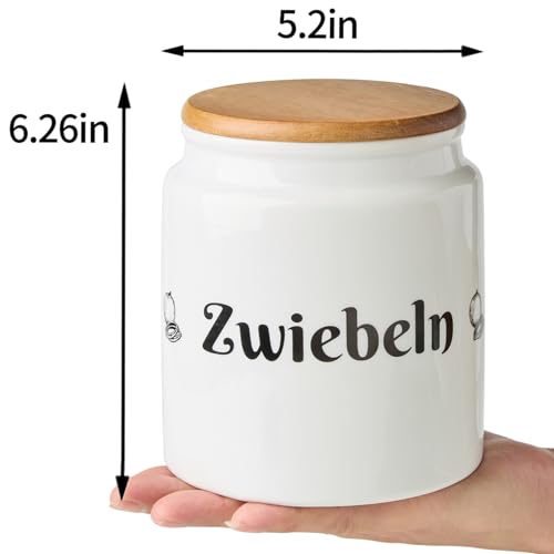 50% Off Large Ceramic Garlic Keeper for Kitchen - Image 3