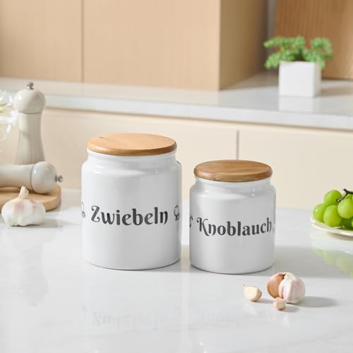 50% Off Large Ceramic Garlic Keeper for Kitchen - Image 8