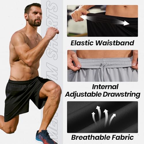 55% Off BALENNZ Athletic Shorts for Men with Pockets - Image 4