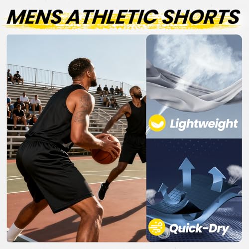 55% Off BALENNZ Athletic Shorts for Men with Pockets - Image 5