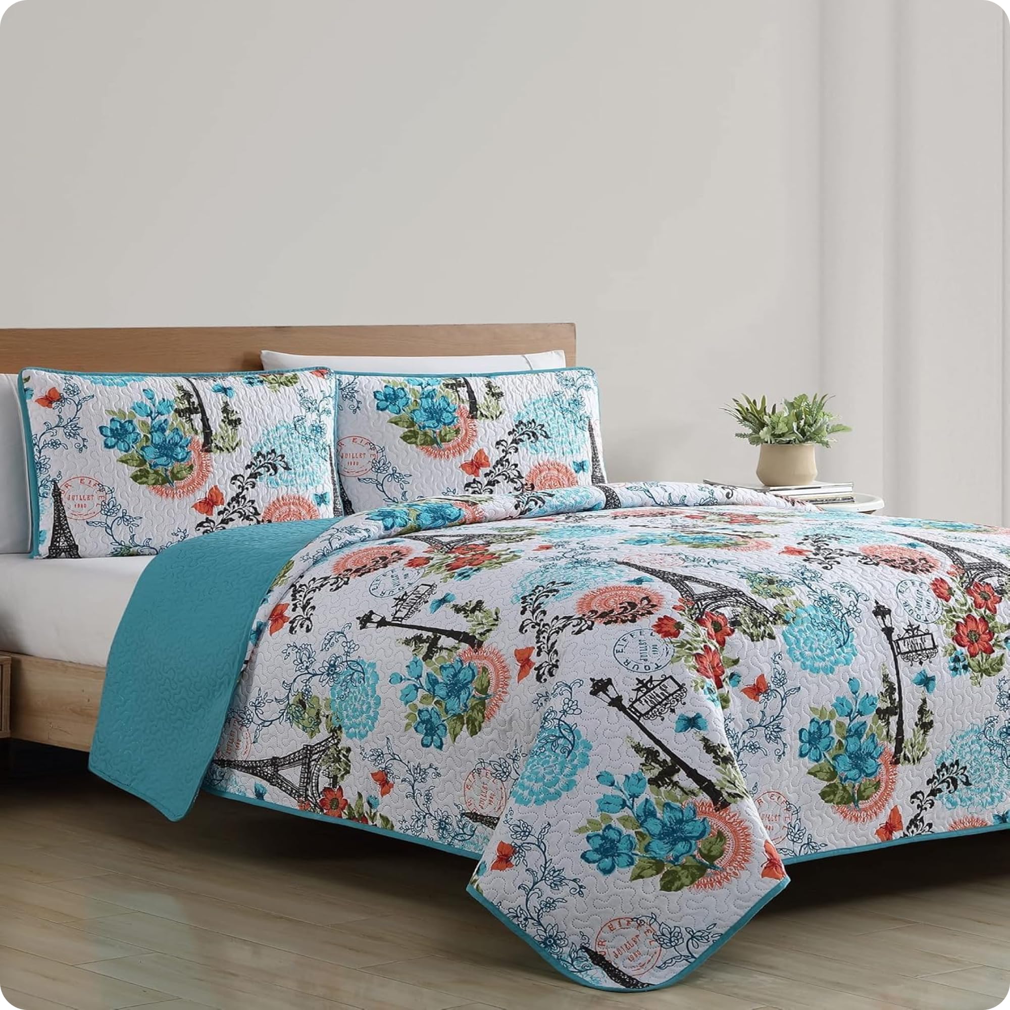 VCNY Home 3-Piece Quilt Set - Save 67% Now - Image 1