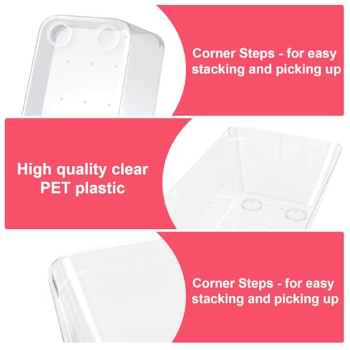 80% Off 15-Piece Clear Drawer Organizer Set - Image 5