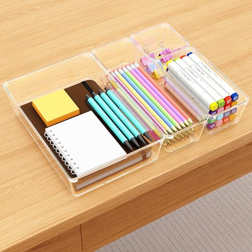 80% Off 15-Piece Clear Drawer Organizer Set - Image 7