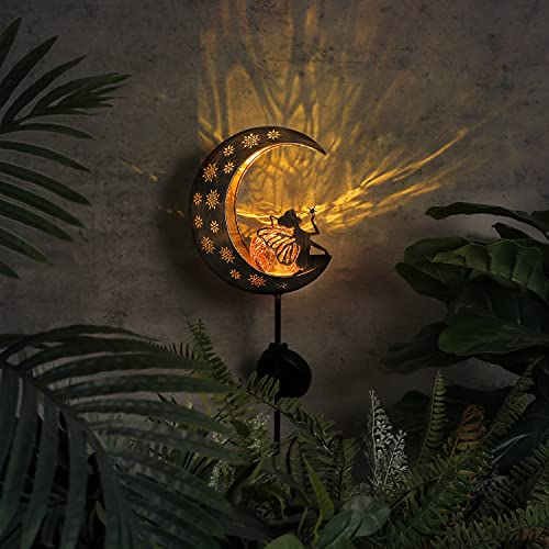45% Off Moon Fairy Solar Garden Decor Light - Image 3