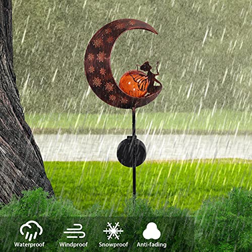 45% Off Moon Fairy Solar Garden Decor Light - Image 5