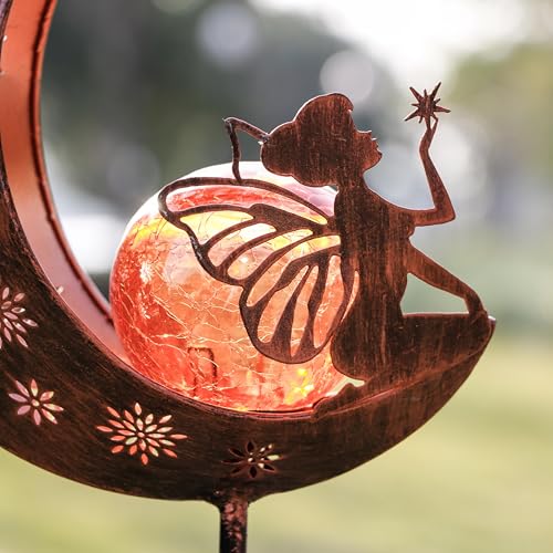 45% Off Moon Fairy Solar Garden Decor Light - Image 6