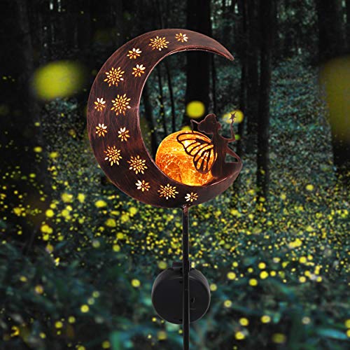 45% Off Moon Fairy Solar Garden Decor Light - Image 7
