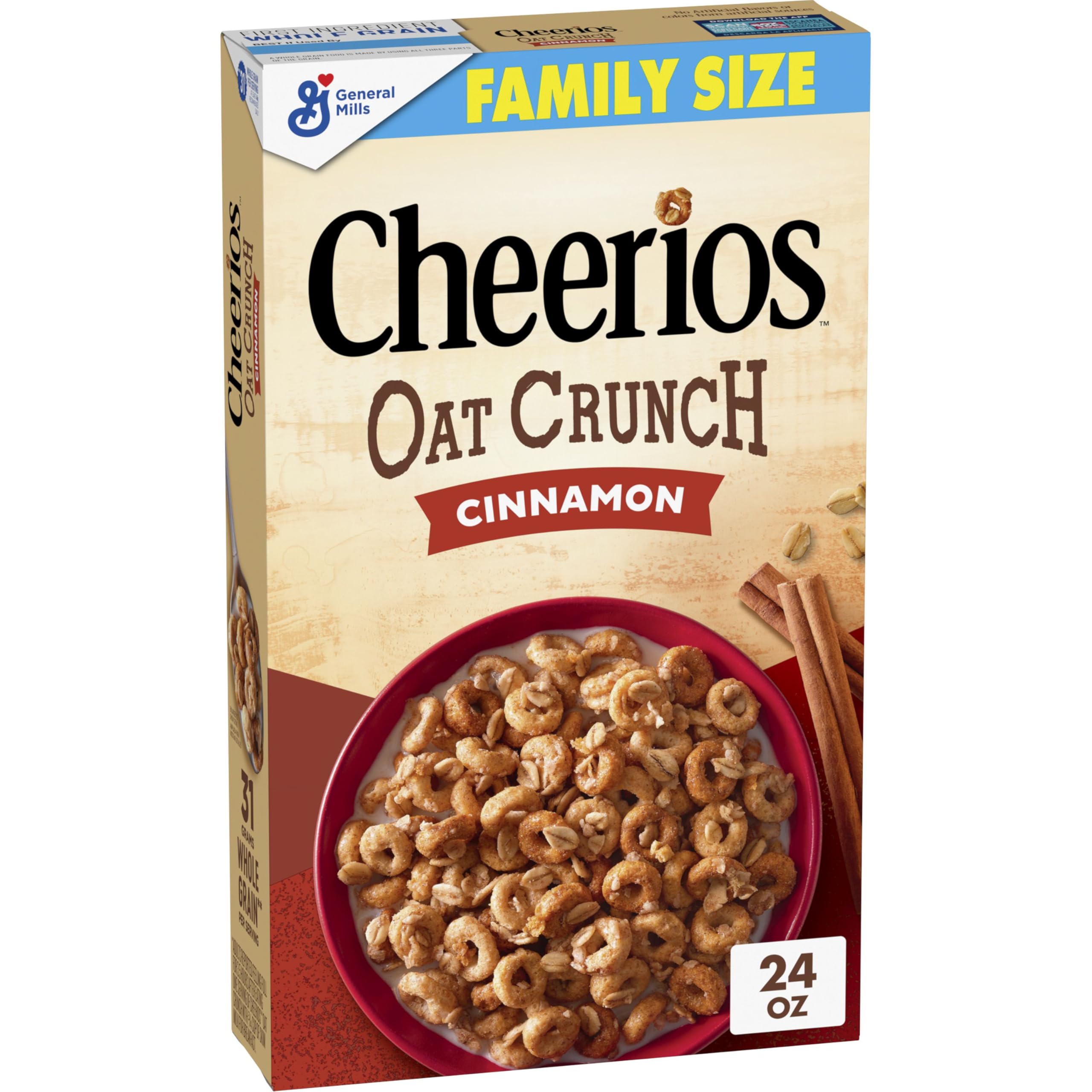 Cheerios Oat Crunch Cinnamon – 5% Off Breakfast Cereal