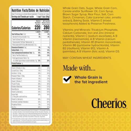 Cheerios Oat Crunch Cinnamon – 5% Off Breakfast Cereal - Image 3