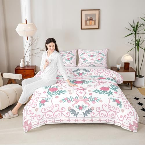 Save 70% on Erosebridal Pink Bow Full Comforter Set - Image 6