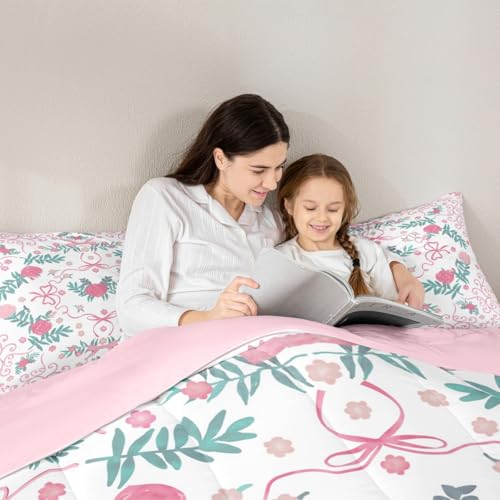 Save 70% on Erosebridal Pink Bow Full Comforter Set - Image 7