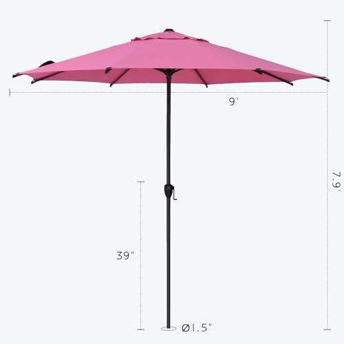 40% Off Abba Patio 9FT Umbrella with Crank & Tilt - Image 4