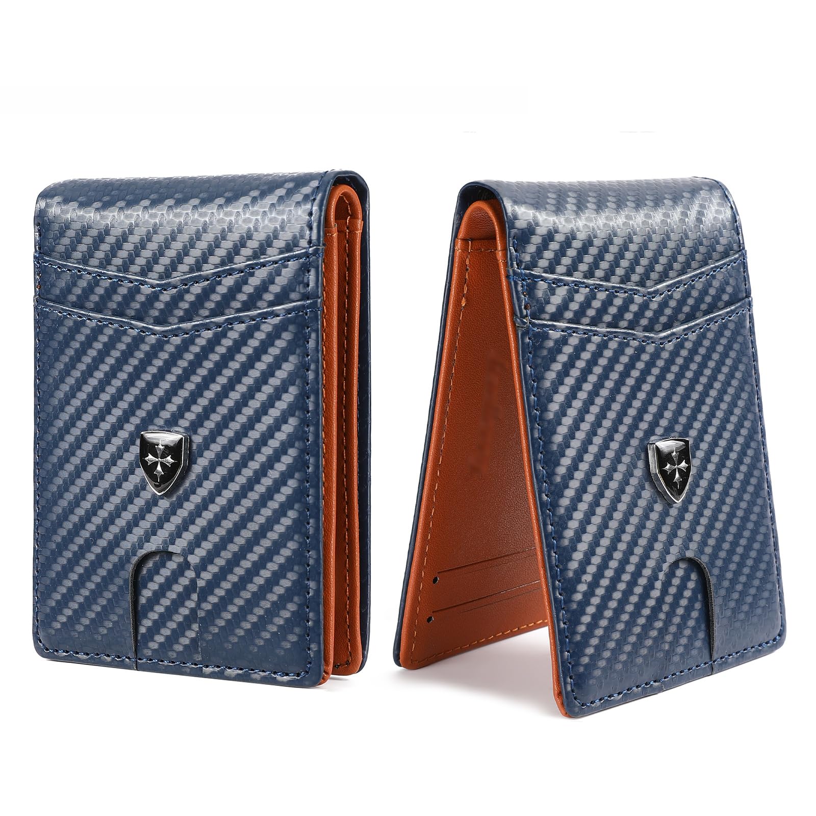 Save 63% on LOUEBICA Slim Leather RFID Wallet for Men