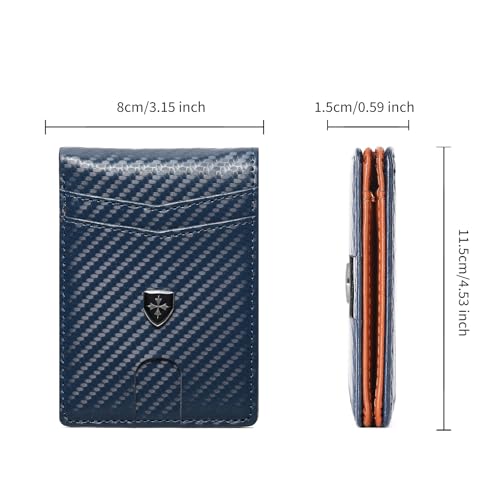 Save 63% on LOUEBICA Slim Leather RFID Wallet for Men - Image 4