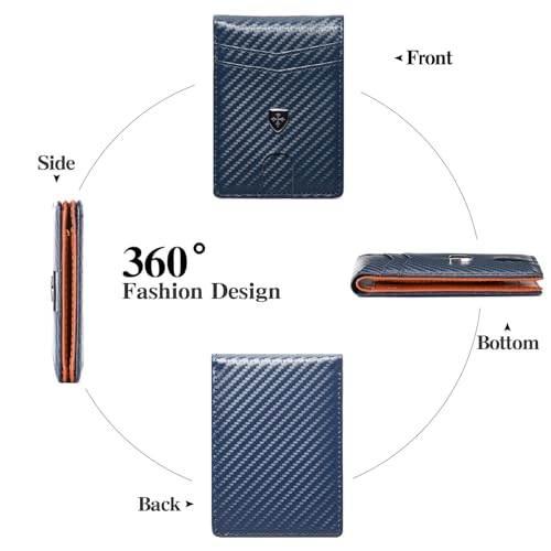 Save 63% on LOUEBICA Slim Leather RFID Wallet for Men - Image 6