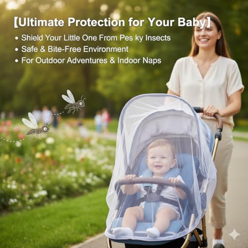 Mosquito Net for Strollers 2-Pack – Breathable Bug Protection - Image 4