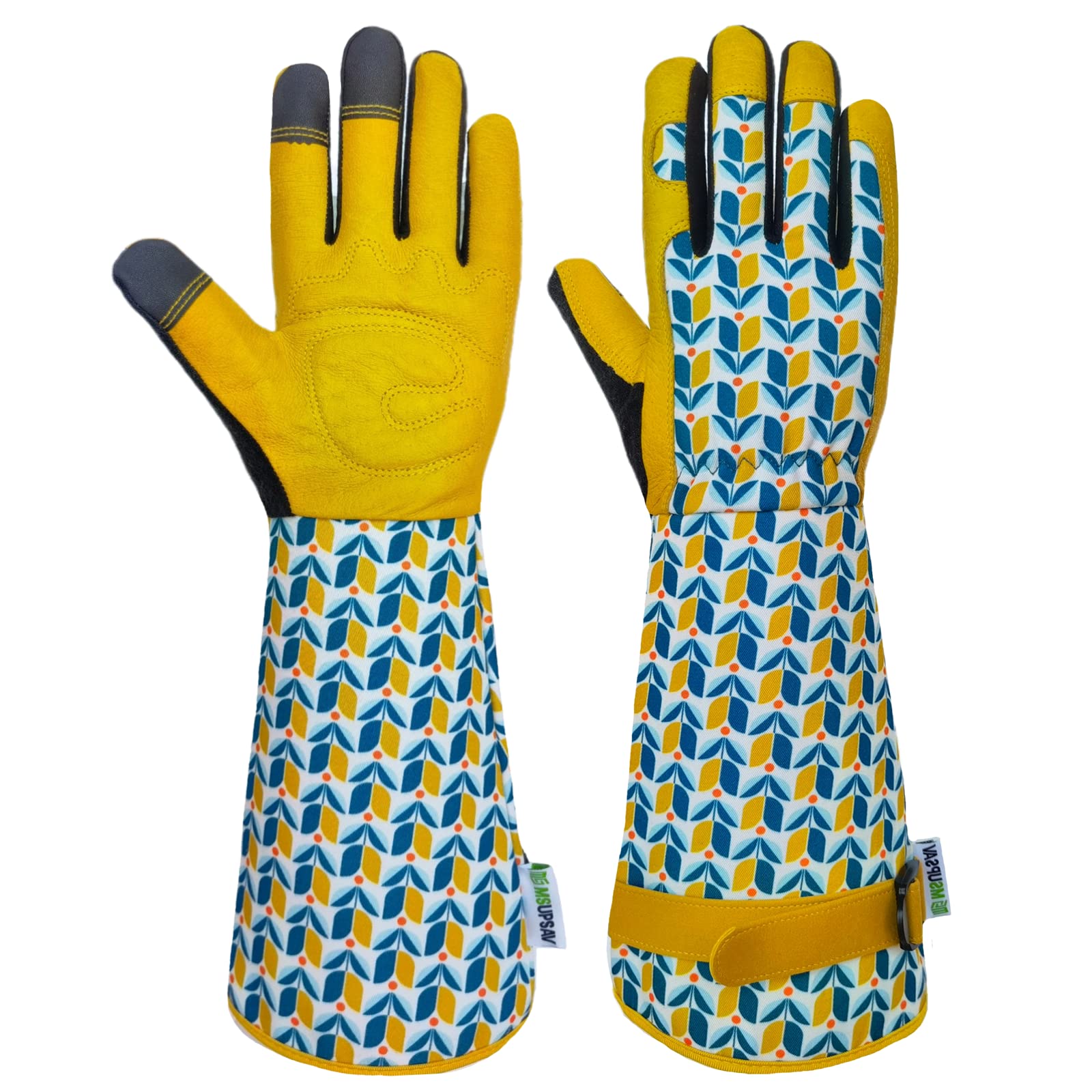 50% Off Rose & Cactus Gauntlet Gardening Gloves - Image 1