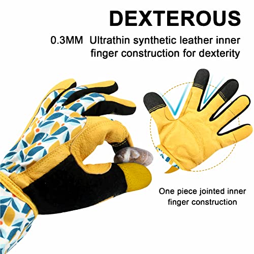 50% Off Rose & Cactus Gauntlet Gardening Gloves - Image 4