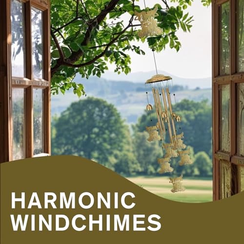 50% Off Highland Cow Wind Chimes – Memorial Gift - Image 7