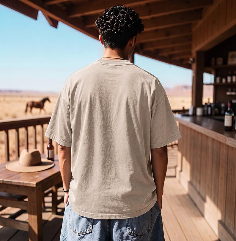 Oversized Country Music Tee with Cow Skull Graphic at $17.99 - Image 7