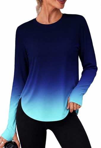 35% Off Alaroo Long Sleeve Workout Tops for Women UPF 50+ - Image 3