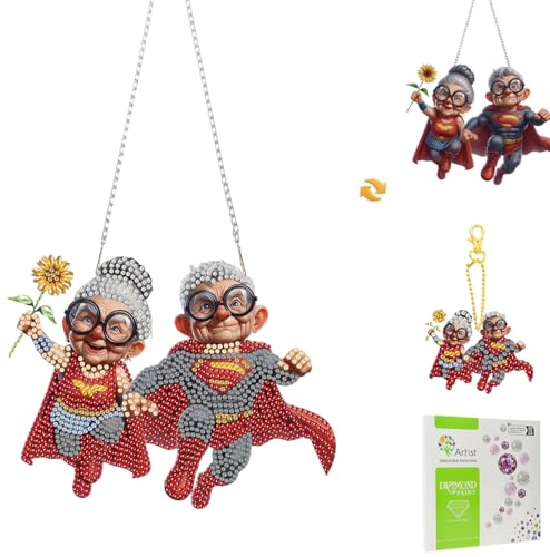 50% Off Superhero Diamond Painting Hanging Decoration Kit - Image 2