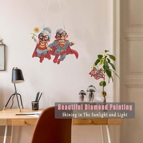 50% Off Superhero Diamond Painting Hanging Decoration Kit - Image 4