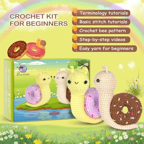 Crochetta Crochet Kit for Beginners with Video Tutorials - Image 5